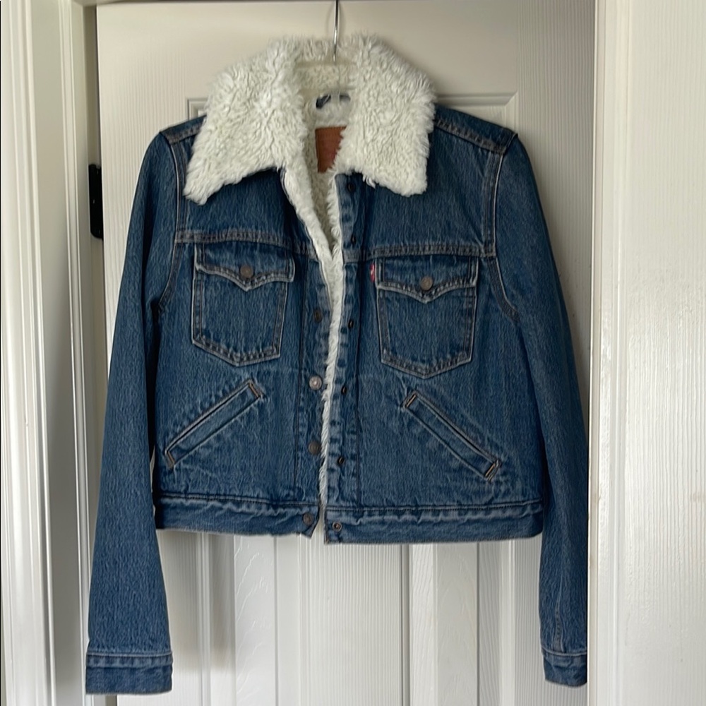 Levi’s Denim Sherpa Jacket
